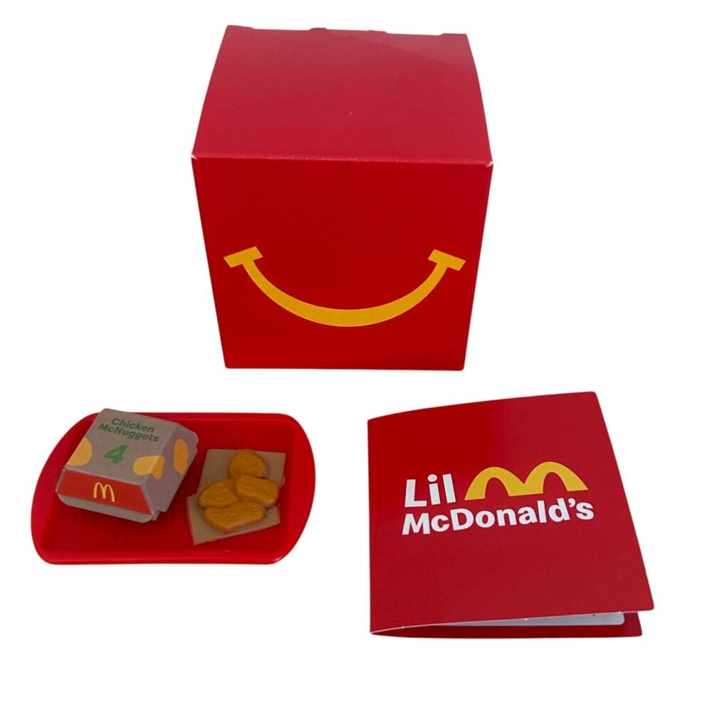 2025 McDonald’s Lil Happy Meal Toy – 4‑Piece Chicken McNuggets #4 NEW